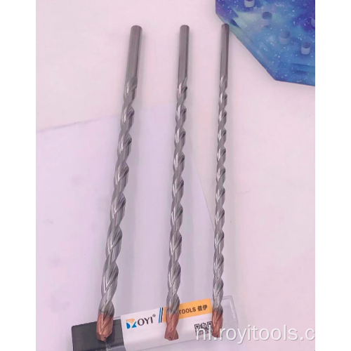 Extra lange boren voor roestvrij staal